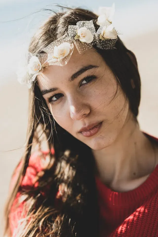 A creator's original, unedited photo before AI face replacement